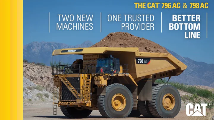 The Cat® 798 AC and 796 AC: Two more productive options from the leader in mining trucks