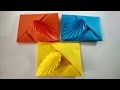 Como hacer un sobre de papel sin pegamento ni tijeras || Sobre de origami