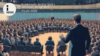 Kristersson ändrar kurs i debatten, enligt SVT