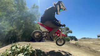 NO MUSIC- Fast50’s crf 50 pala fox motocross raw video 2023