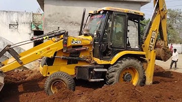 JCB 3dx XTRA  Land Leveling ||  Video Part-01 || Jcb Video || SRIKANTH SSLC
