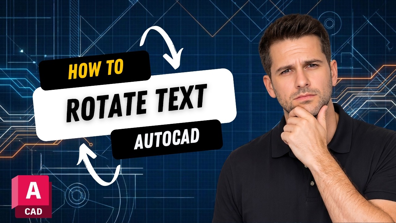 Proper Cadd Text Rotation How to Rotate Text in AutoCAD (2026 Updated) - YouTube