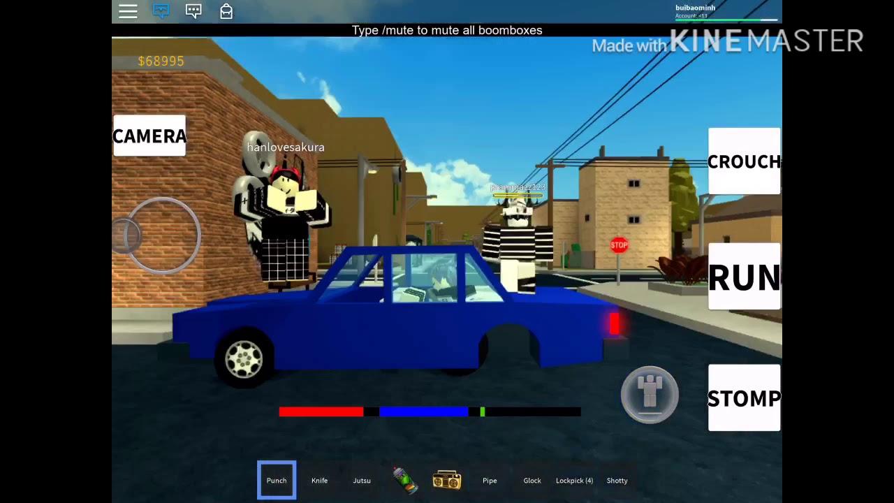 roblox the streets how to stomp