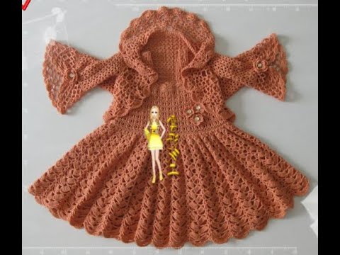 Crochet Patterns/ free/ crochet baby dress/ 4137 - YouTube