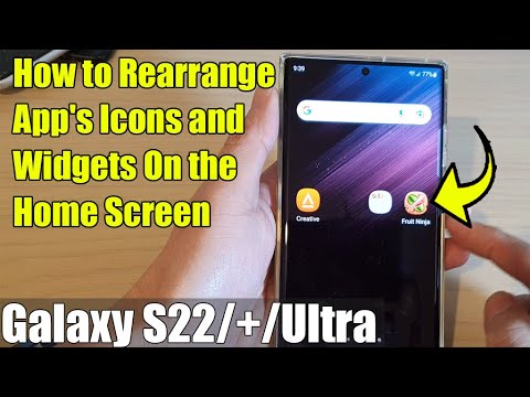Galaxy S22/S22+/Ultra: How to Rearrange App's Icons and Widgets On the Home Screen - YouTube Galaxy S22/S22+/Ultra: How To Rearrange App'S Icons And Widgets On The Home Screen - Youtube