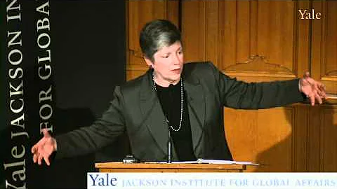 Janet Napolitano at a Jackson Institute Town Hall ...