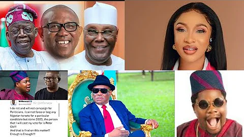 Tonto Dikeh is Trending|Mr Macaroni support Peter Obi|Wike Defends his failure|Tinubu & Atiku Debate