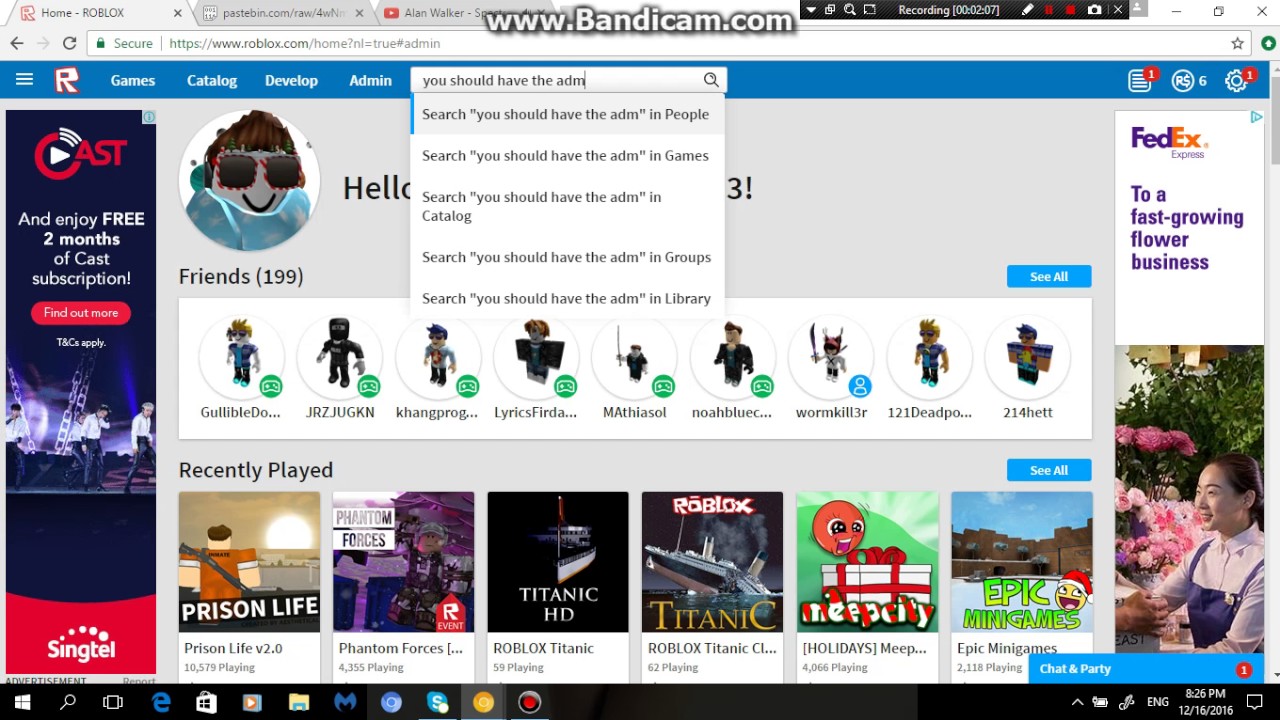 How To Get Free Robux On Roblox 2016 Unpatched Roblox Free