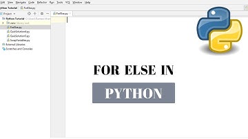 #29 Python Tutorial for Beginners | For Else in Python