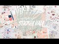 HUGE Summer Sticker Haul! 10+ Shops! Sadie's Stickers, Two Lil Bees, Bloom Paper Studio, & more!