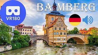 8K VR180 - Bamberg Deutschland (Deutscher Voiceover)