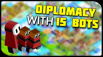 This Was a Bad Idea... | Polytopia Diplomacy 15 Crazy Bots - 900 Tile Map #1