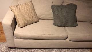 West Elm Henry Sofa 86' Twill For Sale