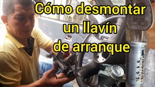 COMO DESMONTAR Y DESARMAR UN #LLAVÍN  DE ARRANQUE O #SWITCH DE ENCENDIDO Y HECHURA DE #LLAVE