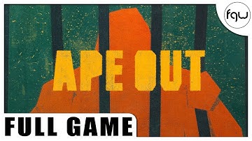 APE OUT Gameplay Walkthrough FULL GAME (PC 4K 60FPS) - No Commentary