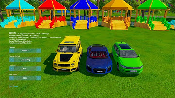 JOHN DEERE vs FENDT vs CLAAS vs VALTRA vs MCCORMICK TRACTORS BATTLE - Farming Simulator 22