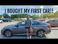 buying my first car at 19 + car tour | 2016 Honda Civic EX