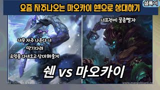 쉔 vs 마오카이 (편집+공략) feat.시야를 넓히자