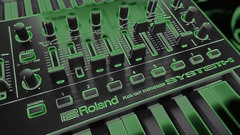 5 Minutes with a Roland System-1 Synthesizer Video Demo #1