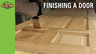 How-to Stain and Paint Unfinished Doors