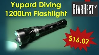 Yupard 1200Lm Diving Flashlight from GearBest