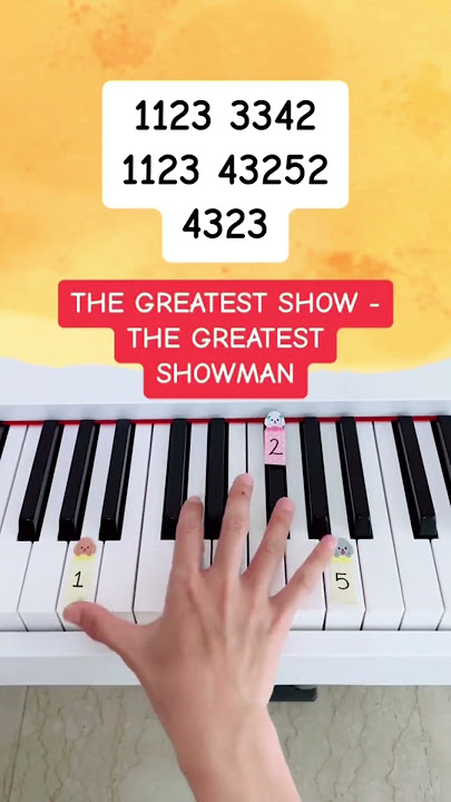 The Greatest Show - The Greatest Showman (Piano Tutorial) #thegreatestshow #easypianotutorial