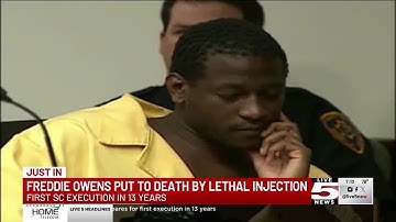 VIDEO: Inmate dies by lethal injection in South Carolina’s first execution in 13 years