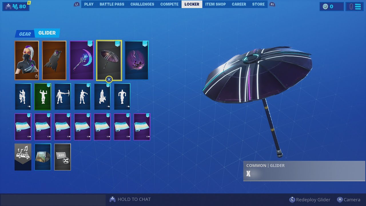 Fortnite Season 10 Umbrella Glider!!!! YouTube