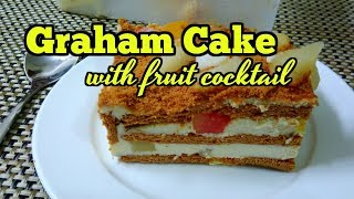 Graham Cake With Fruit Cocktail Pinoy Taste