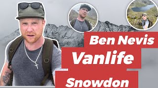 Unplanned tour to Ben Nevis and Snowdon in my DIY campervan.