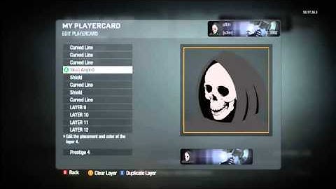 Call of Duty: Black ops emblem tutorial (Grim Reaper)