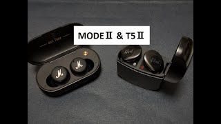 MODE Ⅱ（Marshall） & T5Ⅱ（Klipsch）完全ワイヤレスイヤホン 音質比較