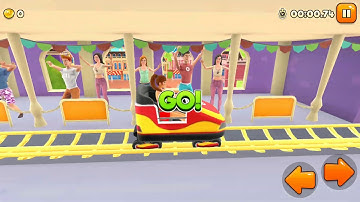 Thrill Rush Theme Park Android Gameplay | Level 1-5 | By Spil Games