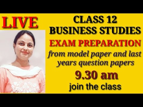 CLASS 12 BUSINESS STUDIES Revision Class From Sample Papers SET 1(Q.17 to 21)