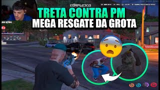 😱DEU RUIM😱GROTA VS PM DO COMPLEXO😱MEGA RESGATE DO MEMBRO😱GTA RP!!!