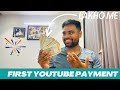 My first payment youtubepayment money youtubeearning