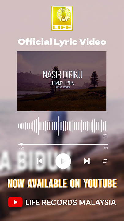 Nasib Diriku  Lyric Video is now available on YouTube!