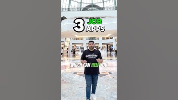 Three apps to help you get a Job in Dubai #dubai #dubaijobs #recruitment #dubaivlog #dubailife