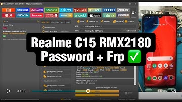 Realme C15 RMX2180 Password + Frp bypass with UnlockTool