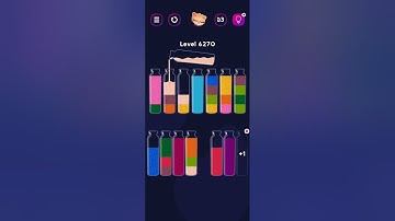 Get Color Level 6270 #watersortgame #watersortpuzzle #colorgames #watersort