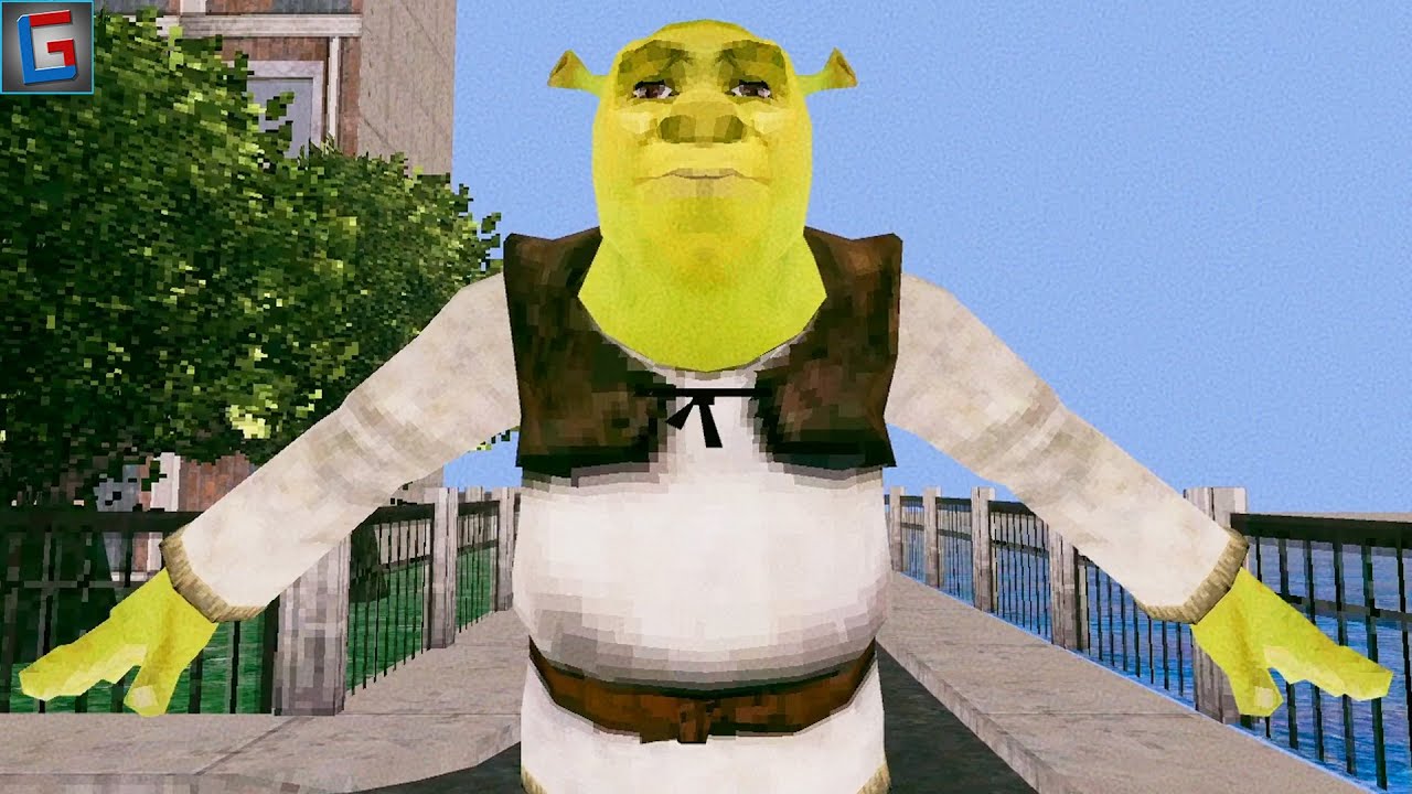 Shrek T pose | Sticker