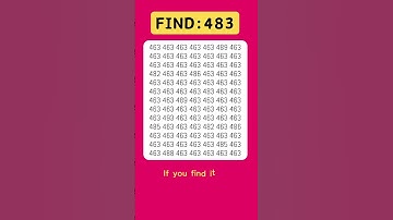 Find odd numbers - 483 - #odd #quiz #braintest