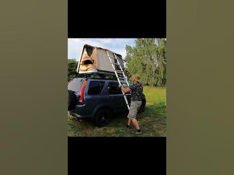 HONDA CRV / ROOF TOP TENT / SOLO CAMPING - YouTube
