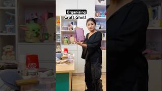 Organising Craft Shelf 😱 #crafteraditi #organising #ASMR  #craftroom #diy #satisfying @CrafterAditi