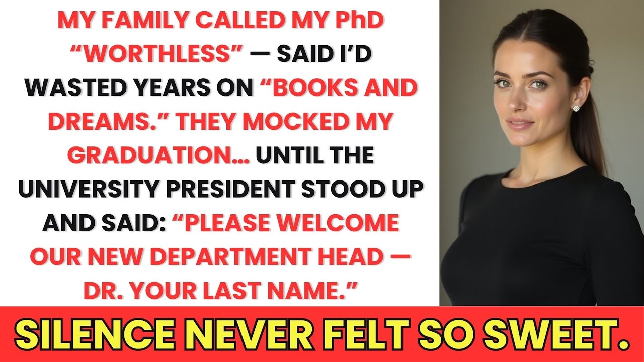 My Family Called My PhD 'Worthless'—Until The University President Made Me Department Head