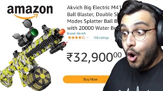 I BOUGHT THE MOST EXPENSIVE GEL BLASTER GUN FROM AMAZON screenshot 3