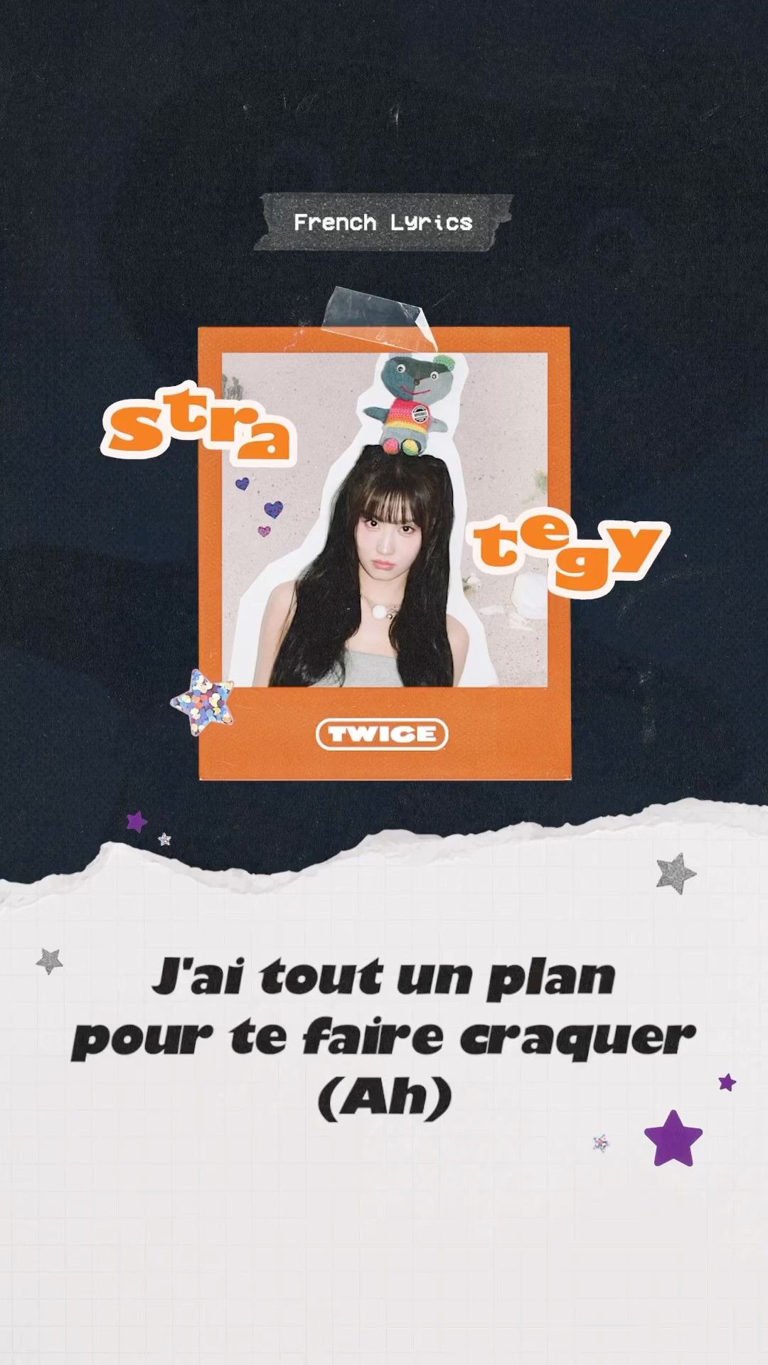 TWICE “Strategy (feat. Megan Thee Stallion)” Official Lyric Video (French) #TWICE #트와이스 #STRATEGY