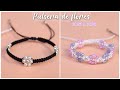 2 PULSERAS DE FLORES MUY FACILES DE HACER 🌼 tutorial