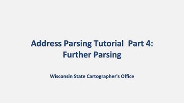 Address Parse Tool-Part4