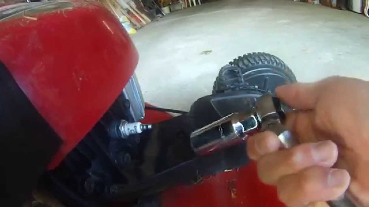 lawn mower stopped when cutting the grass and won't start again fixed